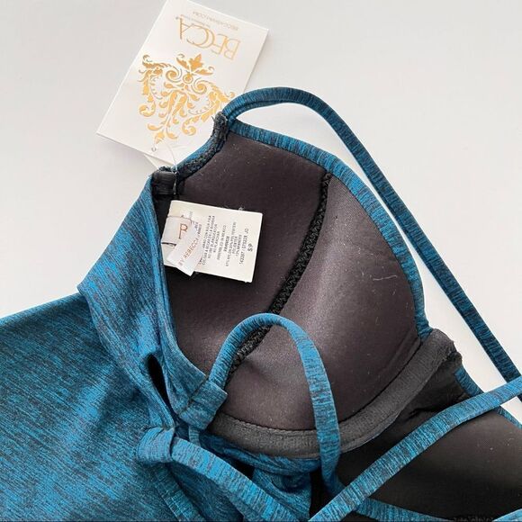 NWT Set Becca by Rebecca Virtue Mesa Verde Underwire Bikini Top & Bikini Bottom - Picture 6 of 6